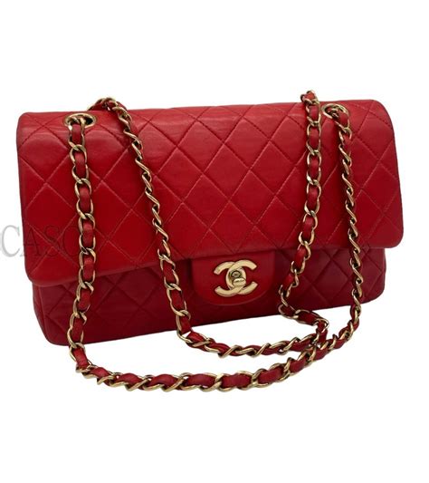 borsa chanel rossa vintage|Borsa a Spalla Chanel Camera Bag Vintage Pelle Rossa .